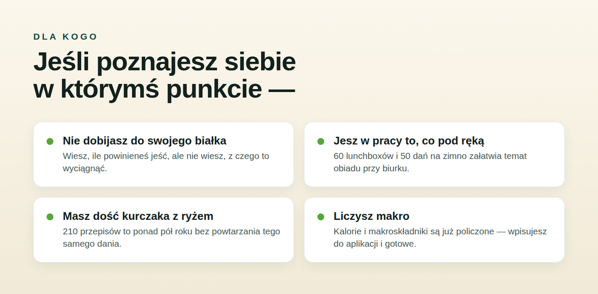 210 wysokobiałkowych przepisów – 3 e-booki PDF